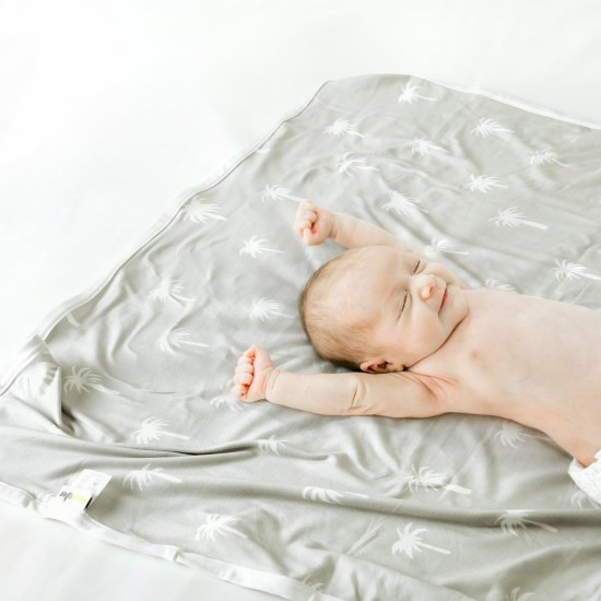 GRSSDER Baby Blankets Super Soft Stretchy Jersey Knit Swaddle Blanket for Baby Girls and Boys, Double Layer Reversible Receiving Blankets 34 x 44, Extra Large for Swaddling