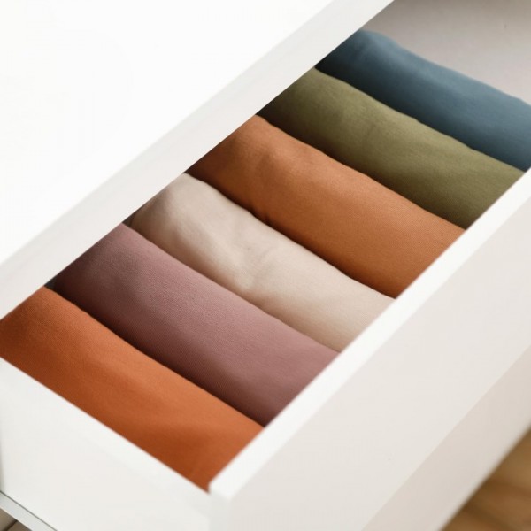 GRSSDER Newborn Swaddle Blanket, Ultra Soft Jersey Receiving Blanket with Matching Headband and Beanie Set 33×44", Stretchy Baby Neutral Swaddle Wrap for Girls and Boys