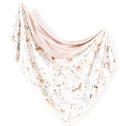 GRSSDER Baby Blankets Super Soft Stretchy Jersey Knit Swaddle Blanket for Baby Girls, Stylish Double Layer Receiving Blankets 34 x 44 Extra Large for Swaddling