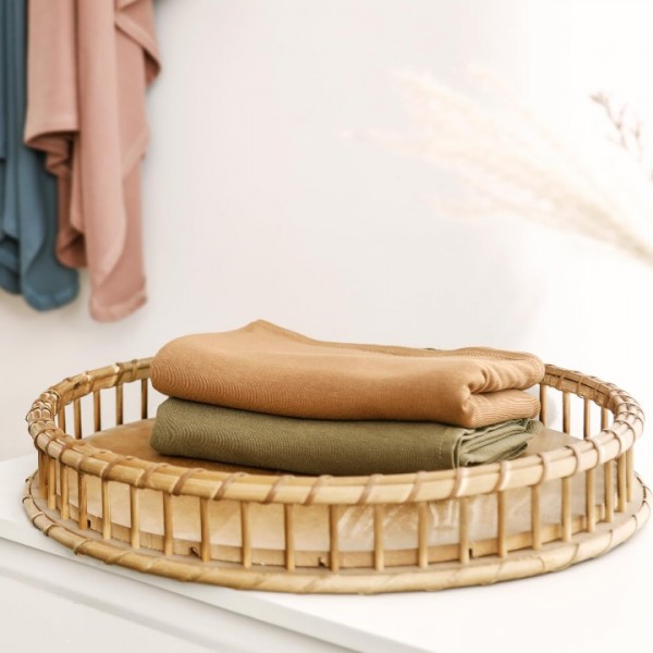 GRSSDER Newborn Swaddle Blanket, Ultra Soft Jersey Receiving Blanket with Matching Headband and Beanie Set, 47×47" Extra Large Nursery Swaddle Wrap for Girls and Boys