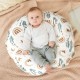 GRSSDER Nursing Pillow Cover Stretchy Minky Removable Nursing Covers for Breastfeeding Pillows, Ultra Soft Comfortable Slipcover for Boy and Girls