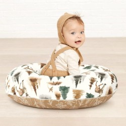 GRSSDER Nursing Pillow Cover Stretchy Minky Removable Nursing Covers for Breastfeeding Pillows, Ultra Soft Comfortable Slipcover for Boy and Girls