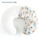 GRSSDER Nursing Pillow Cover Stretchy Minky Removable Nursing Covers for Breastfeeding Pillows, Ultra Soft Comfortable Slipcover for Boy and Girls