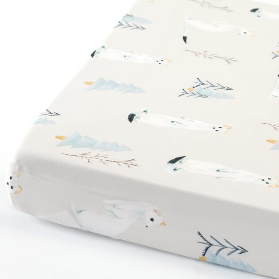 Stretch Ultra Soft Jersey Knit Fitted Pack and Play Sheets Set 2 Pack, Fit Portable/Mini Cribs Sheets, Playpen Mattress Pads Safe and Snug, Cute Stylish Playard Sheets Wild Forest Print for Baby