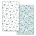 GRSSDER Stretchy Ultra Soft Jersey Knit Fitted Crib Sheets Set 2 Pack, Crib sheets Deep Pocket and Cozy Fits All Standard Crib Mattress Pads Safe and Snug, Happy Dinosaurs Print for Boys and Girls