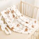 GRSSDER Baby Blankets Super Soft Jersey Knit Swaddle Blanket for Baby Girls and Boys, Double Layer Receiving Blankets 34 x 44 Inches Extra Large for Baby Show Gift, Stylish Print of Sunny Bear