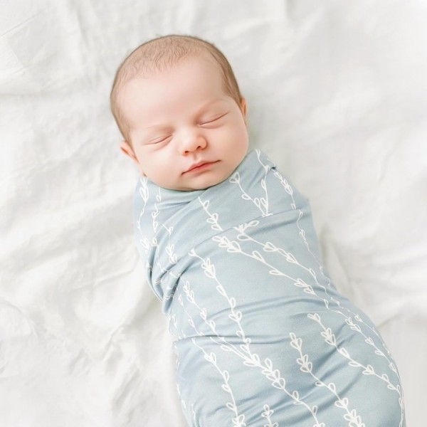 GRSSDER Baby Blankets Super Soft Jersey Knit Swaddle Blanket for Baby Girls and Boys, Double Layer Receiving Blankets 34 x 44 Inches, Extra Large for Baby Swaddling, Sea Fish