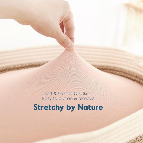 GRSSDER Stretchy Ultra Soft Fitted Bassinet Sheet 2 Pack, Universal Fit for Bassinets Baby Cradle Moses Basket Oval Rectangle Mattress Safe and Snug, Jersey Bassinet Sheets for Girls