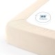 GRSSDER Soft Muslin Crib Sheet 1 Pack, 100% Cotton Crib Sheets with Deep Pocket for Boys and Girls, Fit Standard Crib Mattresses 52" x 28" Safe and Snug